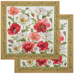 КОМПЛЕКТ САЛФЕТОК ИЗ 2-Х ШТ МАКИ40Х40 СМ ,КРЕМОВЫЙ, 100