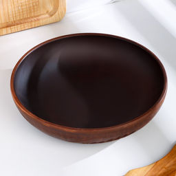 Салатник «Колос», 1 л, 5×21 см, красная глина