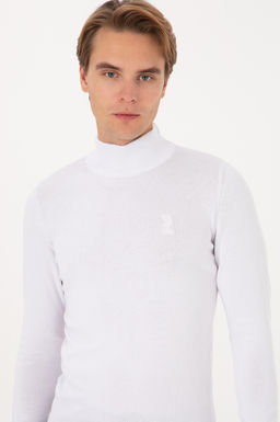 Erkek Beyaz Basic Kazak - U.s. polo assn фото 2