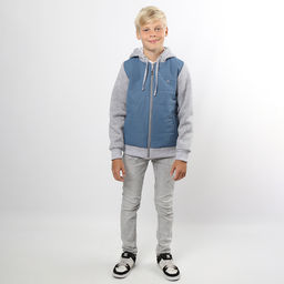 RODOS Куртка детская мембрана демисезон М-222 (Детская/М) Серо-голубой/Светло-серый