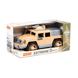 Автомобиль-джип военный Защитник-Сафари №1 с 1-м пулемётом (в коробке)