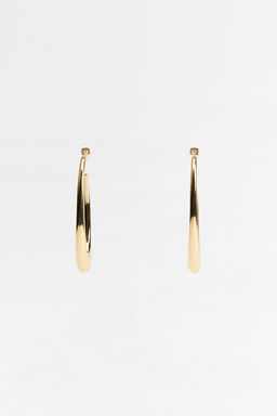 OVAL HOOP EARRINGS - Zara фото 5