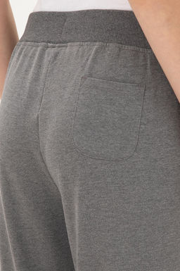 Спортивные штаны женские U.S. Polo Assn. G082SZ0OP хлопок с эластаном антрацитовый меланж фото 6