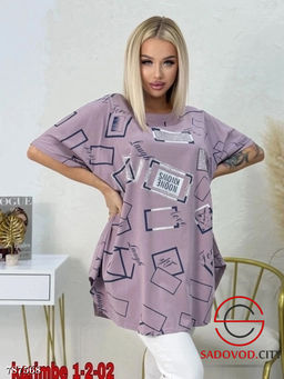 Женская удлиненная футболка