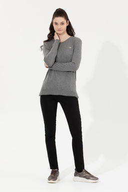 Kad_n Siyah Toothpick Fit Pantolon