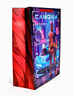 Пакет ламинированный «Самому крутому», XXL 46×61×20 см