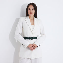 Ремень женский, ширина 2,8 см, винт, пряжка металл, цвет зелёный - Simaland фото 3