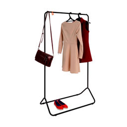 Вешалка гардеробная "Радуга 3" черный