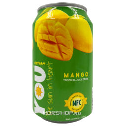 Напиток негазированный с соком манго You Vietnam, Вьетнам, 330 мл Акция