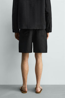 BERMUDA FLUIDA RELAXED FIT / Negro - Zara фото 3
