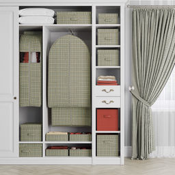 Короб стеллажный с откидной стенкой, с крышкой, 58*32*28 см, LONDON GREY, шт - Valiant фото 5