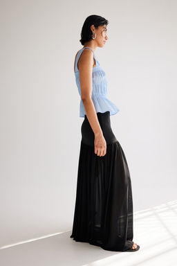 Top de crepe con peplo - H&m фото 5