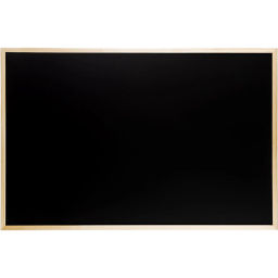 Доска магнитно-мелов. черная Attache 60х90см, деревянная П-образная рама