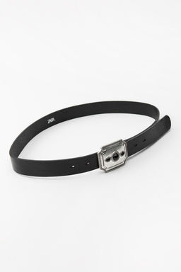 COWBOY ENGRAVED BUCKLE BELT - Zara фото 6