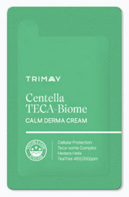 5ШТ*1МЛ! ПРОБНИК TRIMAY Centella Teca-Biome Calm Derma Cream(1 мл) зеленый