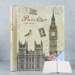 Фотоальбом магнитный 20 листов Города / 8001 /уп 40/микс 4 вида - Галеонтрейд фото 8