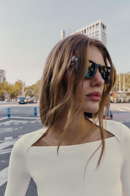 RIBBED LONG SLEEVE T-SHIRT - Zara фото 9