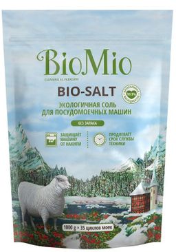 АКЦИЯ! Соль для Посудомоечных Машин 1кг BioMio BIO-SALT  фото 2