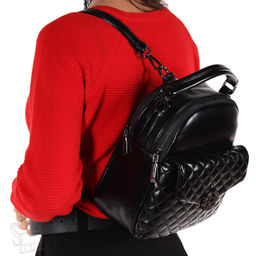 Рюкзак женский 3359-01 black Polina&Eiterou/50  в Новосибирске