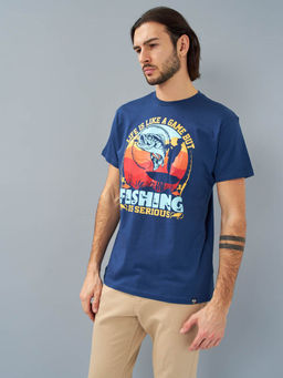 Футболка мужская _ 02285/Fishing - F5 фото 4
