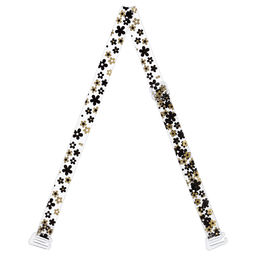 Бретели (пара) Gamma BR-1005 в пакете 10 мм 10 пар СК/Распродажа черный/под золото