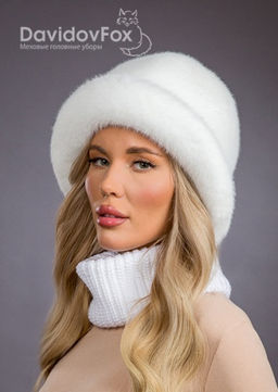 Шапка Шляпка экомех панама белый