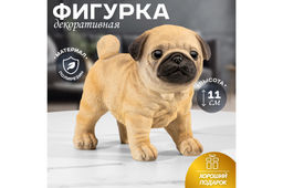 Фигурка декоративная 13,5*7*11 см Мопс