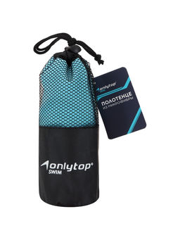 Полотенце из микрофибры ONLYTOP, 40×80 см, цвет голубой