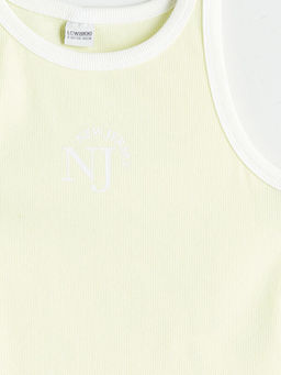 Bisiklet Yaka Nak??l? K?z ?ocuk Atlet