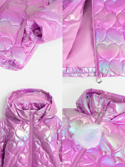 ACOOLA / Куртка детская для девочек Cesare сиреневый  фото 4