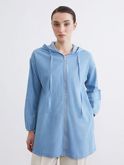 Kap??onlu Kad?n Jean Tunik