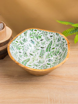 Салатник «Оливковая ветвь», 29×29×11 см, дерево манго