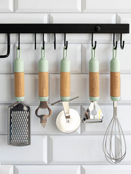 Терка 11x5,5 мятный нержавеющая сталь, бук, ТПР - Denastia фото 9