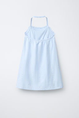 VESTIDO BORDADO LENTEJUELAS / Celeste - Zara фото 3