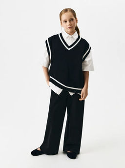 20240160072, Брюки детские для девочек Sedy черный