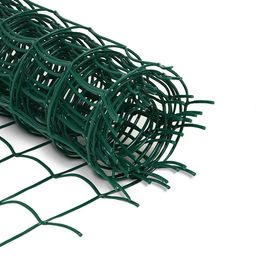 Сетка садовая, 0.5×5 м, ячейка квадрат 83×83 мм, пластиковая, зелёная, Greengo, в рулоне