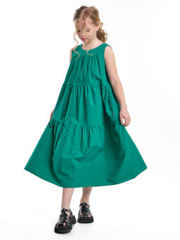 Платье Boho для девочки подростка UD 5169 изумрудный - Mini maxi фото 8