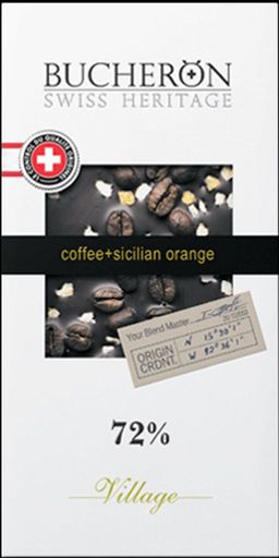 BUCHERON. Village. Горький с зернами кофе и апельсином 100 гр. карт.пачка