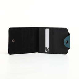 Кошелёк детский «Черепахи», маленький, на кнопке, зелёный