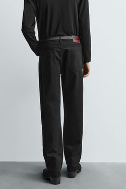 JEANS STRAIGHT FIT / Negro - Zara фото 3