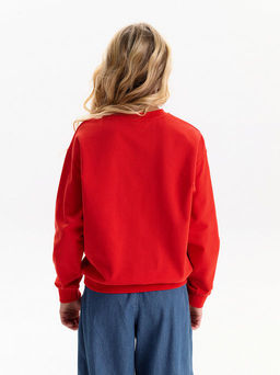 PELICAN, толстовка для девочек, Красный  фото 2