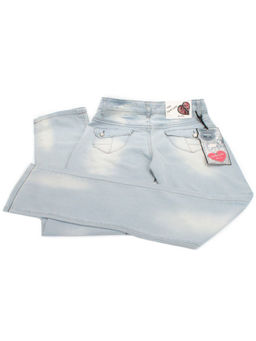 8270 LT. BLUE Джинсы женские - Фабричный китай фото 4