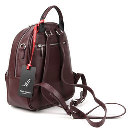 Женский кожаный рюкзак Sergio Valentini SV-SZ758/A Бордо  фото 3