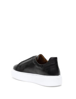 Siyah %100 Deri Sneaker