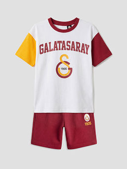 Galatasaray Bask?l? Erkek ?ocuk Ti??rt ve ?ort