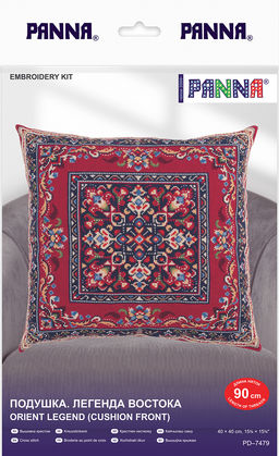 Набор для вышивания PANNA PD-7479 Подушка. Легенда Востока 40 х 40 см