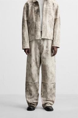 ABSTRACT PRINT TROUSERS - Zara фото 13