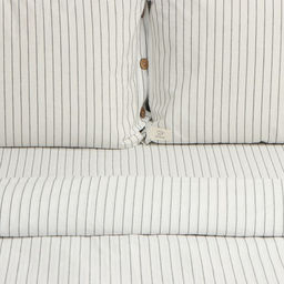 Постельное бельё Этель 2 сп White stripes 180х210 см,220х240 см,50х70-2шт, 100% жатый хлопок, 140 гр/м2  фото 3