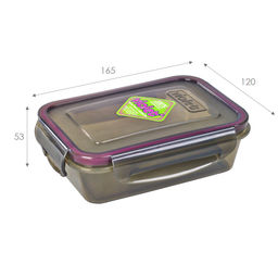 Контейнер герметичный прямоуг. 500 мл, арт. 092/051 ДЫМЧАТЫЙ - Полимербыт фото 2