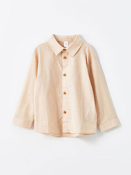 Basic Uzun Kollu Erkek ?ocuk G?mlek